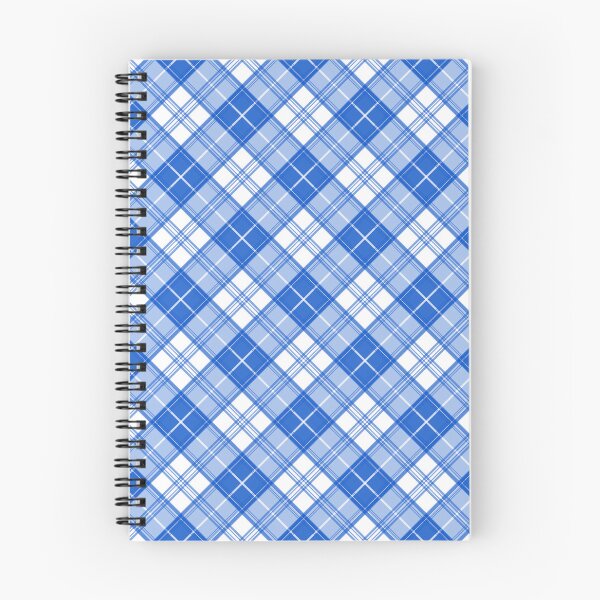 Item preview, Dark Blue White Plaid Pattern yxm0uat9 Diagonal designed and sold by pASob-dESIGN.