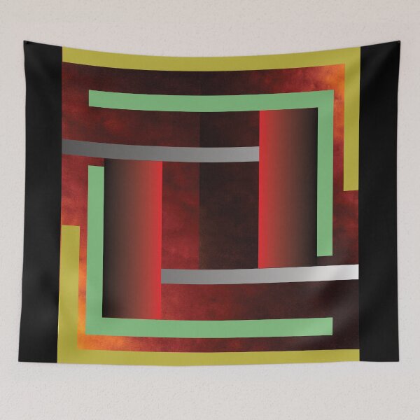 Item preview, Abstract Aesthetic Rectangle Pattern designed and sold by RGSMOOTHFINGER.