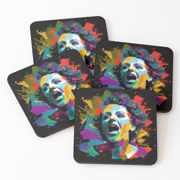 Item preview, Edith Piaf in color designed and sold by MyHunkyDoryShop.