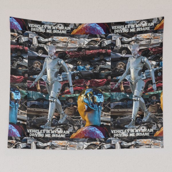Item preview, Vehicles in my brain,driving me insane designed and sold by CannyGoods.