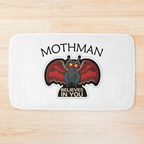 Item preview, Mothman Believes In You! : Mothman Believes In You and all I got was this Funny vinyl cryptid bumper sticker designed and sold by SkiMountain.