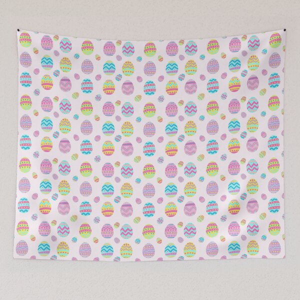 Item preview, Cute easter day eggs pattern  designed and sold by Yarafantasyart.