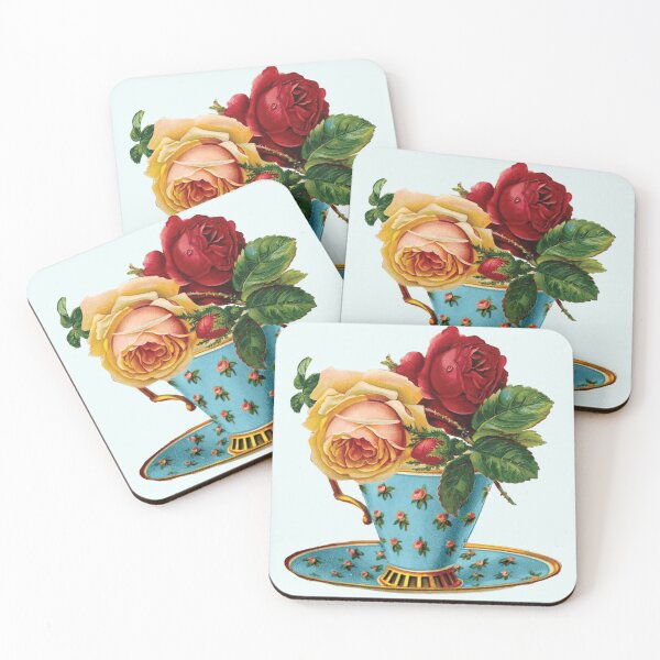 Item preview, Teacup, Roses Vintage Clipart designed and sold by Gvantsaaa.