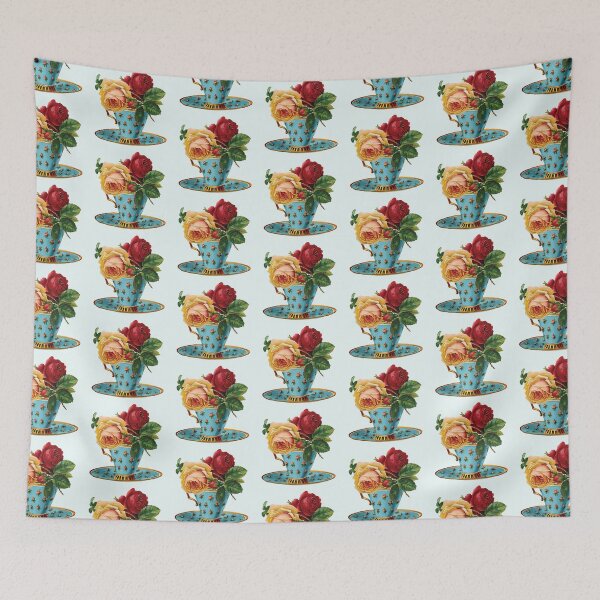 Item preview, Teacup, Roses Vintage Clipart designed and sold by Gvantsaaa.