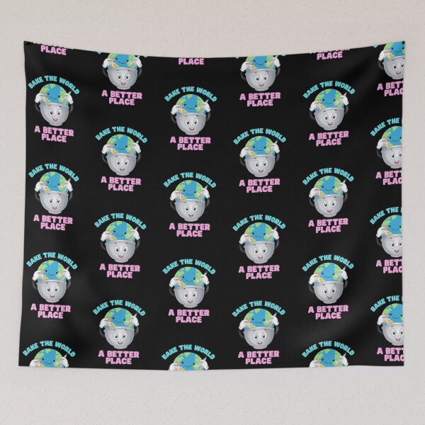 Item preview, Bake the World a better place Happy Earth designed and sold by TreetopStudios.