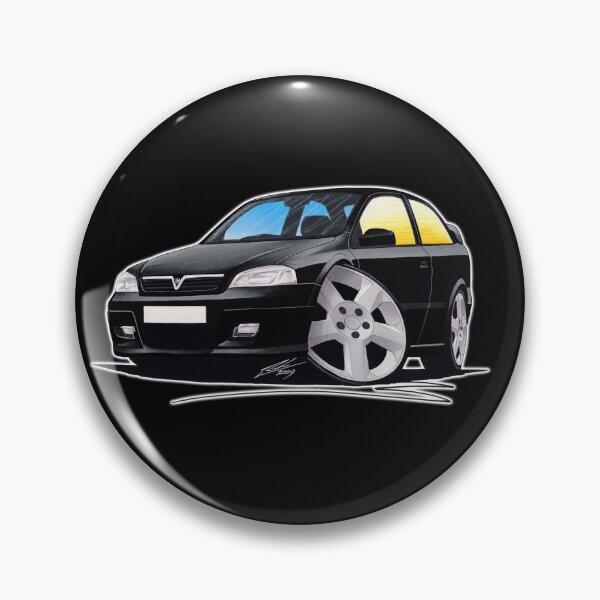 Item preview, Vauxhall Astra Mk4 SRi Black - Caricature Car Art designed and sold by Yeomans Cartoons.