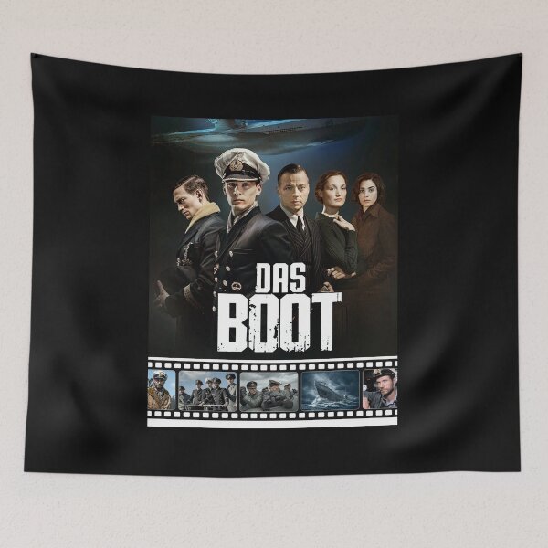 Item preview, Das Boot Retro Poster designed and sold by conaldamian.