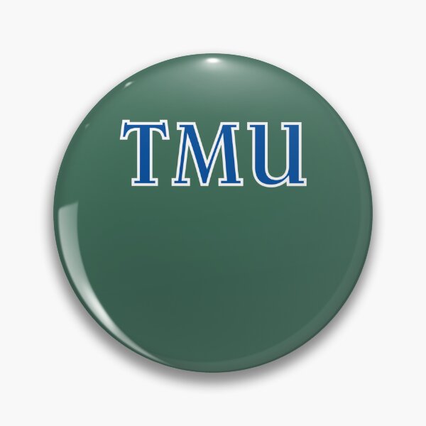 Item preview, Blue and white TMU Block Lettering. designed and sold by JameyWest.