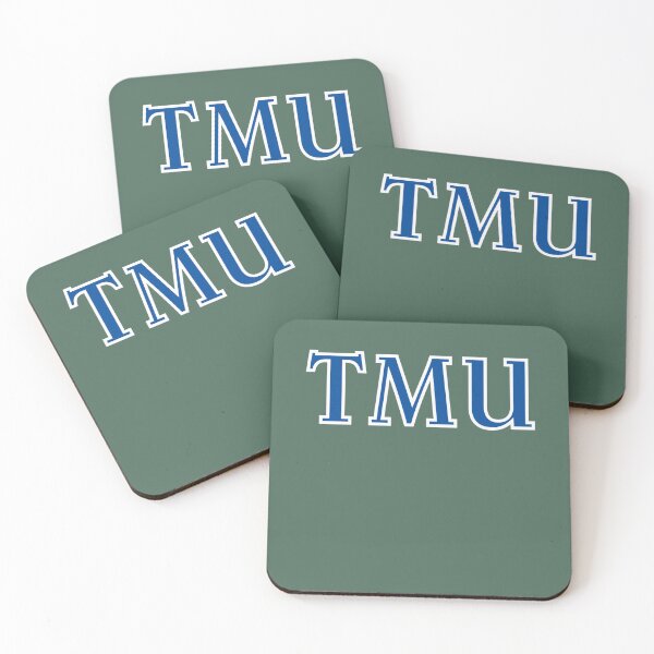 Item preview, Blue and white TMU Block Lettering. designed and sold by JameyWest.