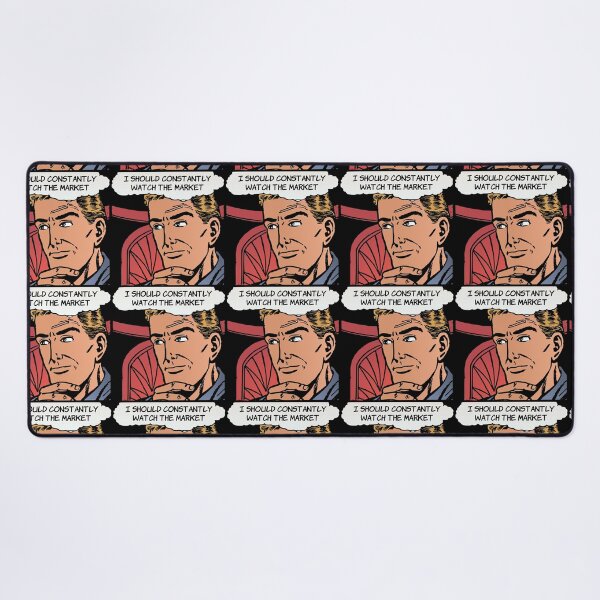 Item preview, 'I should constantly Watch the Market' Bad Investing Decisions - Funny Retro Comic Book designed and sold by Ridiculam Toga.