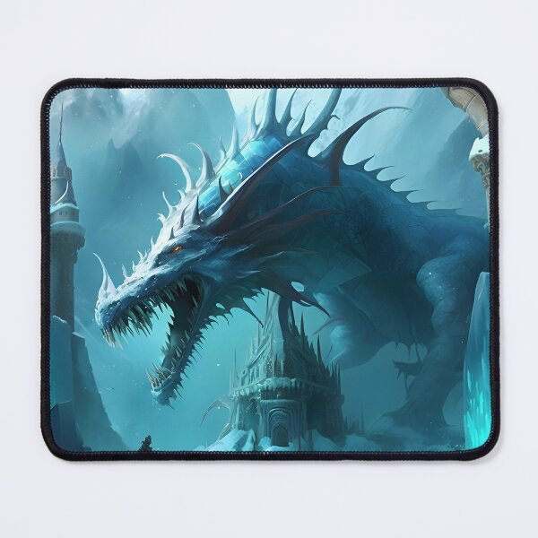Item preview, Ice Kingdom with Dragons designed and sold by aiartdirection.