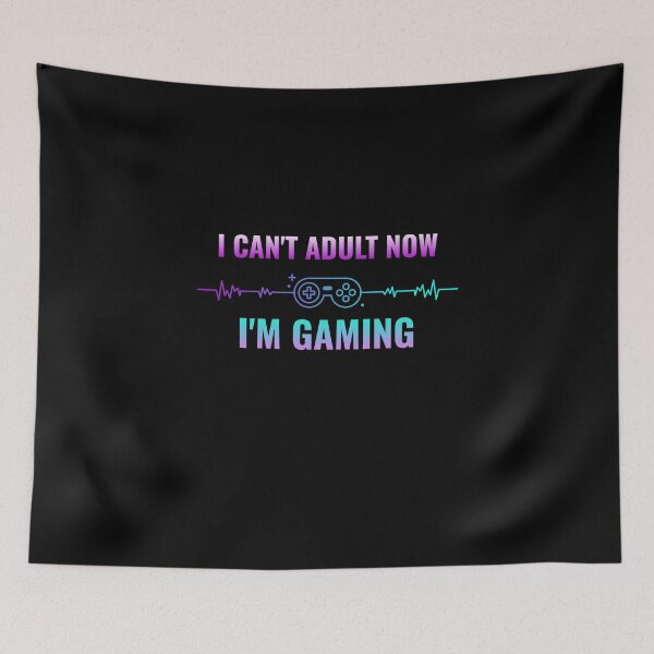 Item preview, i cant adult now im gaming gamer father dad funny controller joystick designed and sold by STELATO.