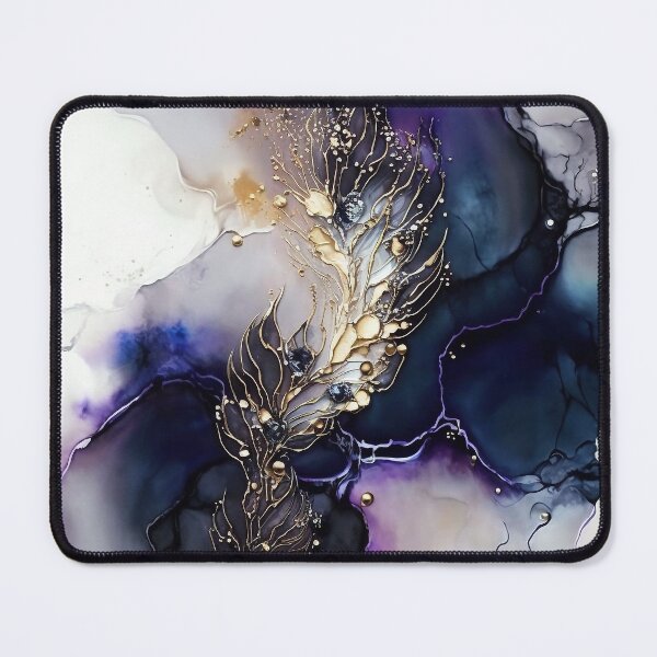 Item preview, Lilac Dreamscape - Abstract Alcohol Ink Resin Art designed and sold by inkvestor.