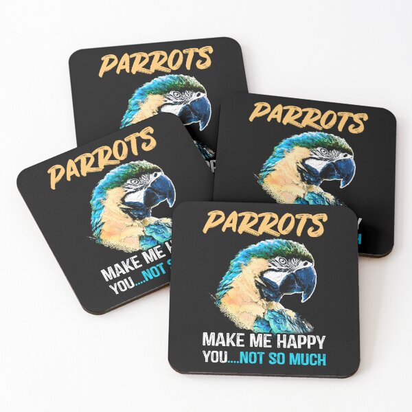 Item preview, Parrots make me happy you not so much designed and sold by Alienphysique.