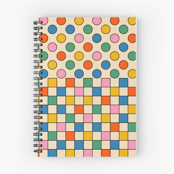 Item preview, Pop Dots and Checks Colorful Half Pattern designed and sold by kierkegaard.
