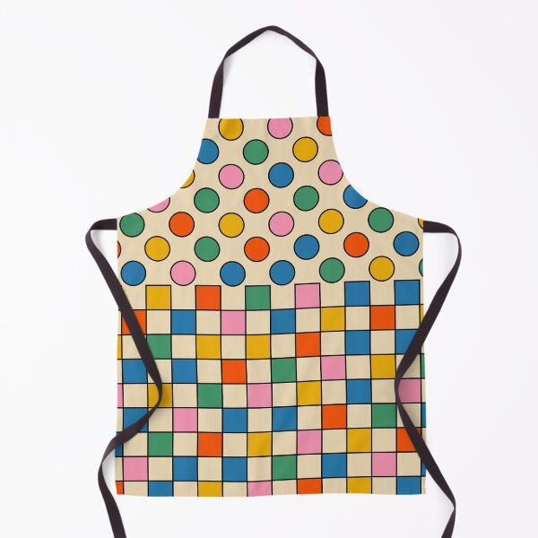 Item preview, Pop Dots and Checks Colorful Half Pattern designed and sold by kierkegaard.