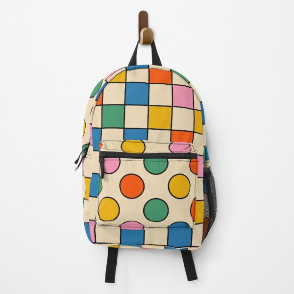 Item preview, Pop Dots and Checks Colorful Half Pattern designed and sold by kierkegaard.
