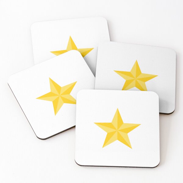Item preview, Golden star flat style design designed and sold by Luca Marella.