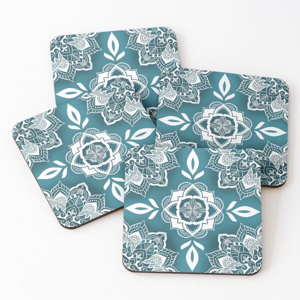 Item preview, whimsical white mandala designed and sold by summerspirit.