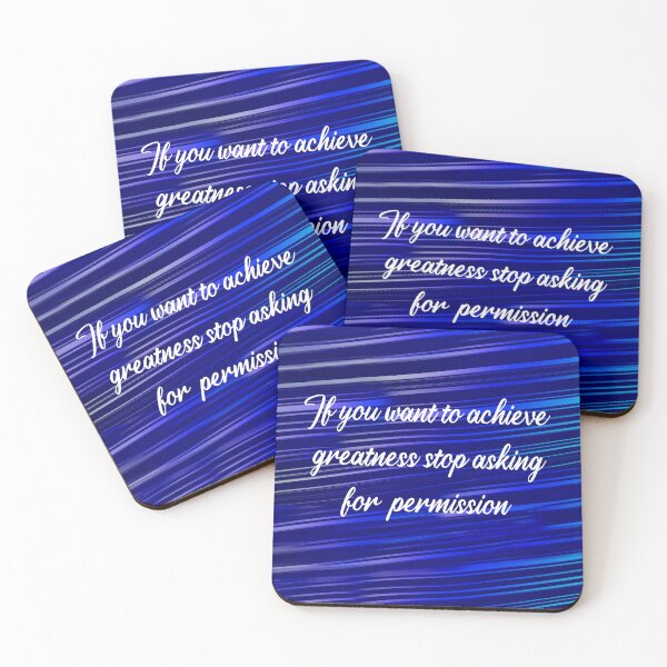 Item preview, If you want to achieve greatness stop asking for permission, motivational quotes for success  designed and sold by getlyart.