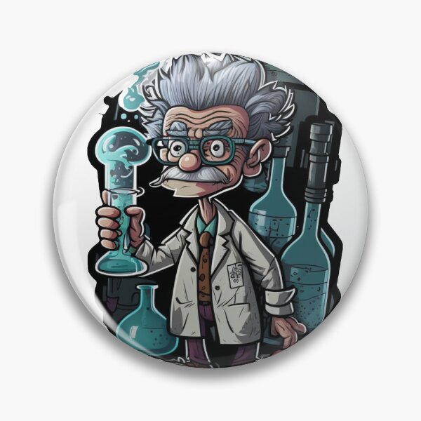 Item preview, Scientist deep in his work designed and sold by Digital-Space.