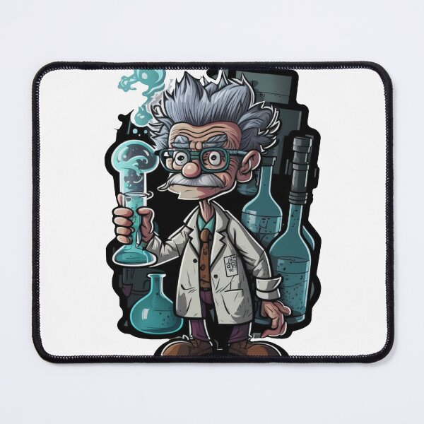 Item preview, Scientist deep in his work designed and sold by Digital-Space.