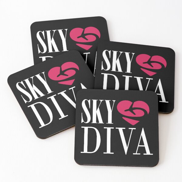 Item preview, Sky Diva - Female Aviator - Pilot Girl - Flight Attendant designed and sold by Ikaroots.