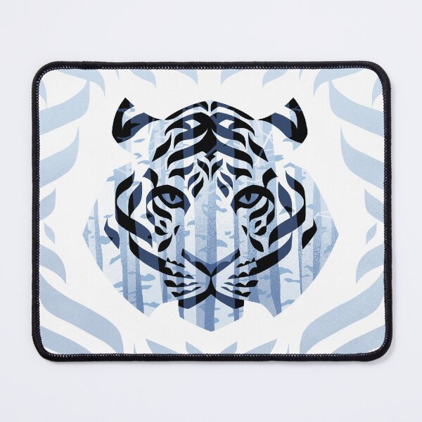 Snow Tiger Mouse Pad