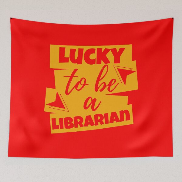 Item preview, Lucky To Be A Librarian designed and sold by designerpriti.