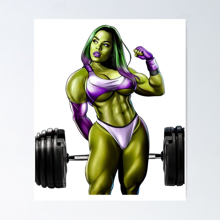 SheHulk Strong Girl Girlsrule   Sticker