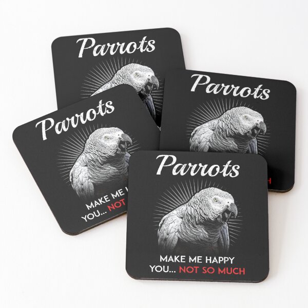 Item preview, Grey Parrots Make Me Happy You Not So Much designed and sold by Alienphysique.