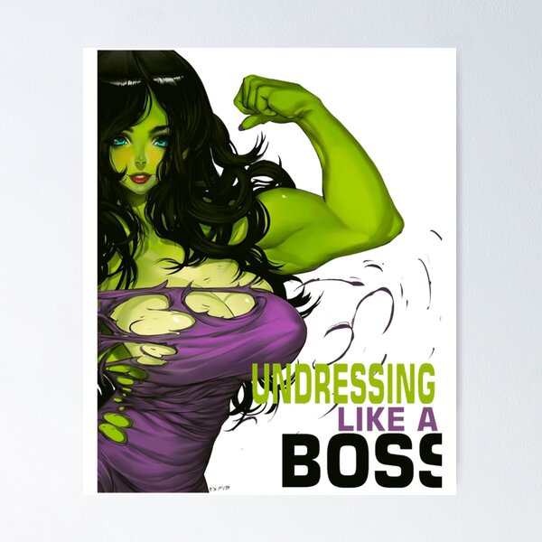 Item preview, She-Hulk Undressing Like A Boss    designed and sold by gaphoplai258.