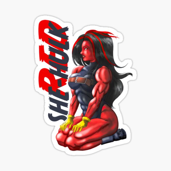 Red Hulk Stickers for Sale