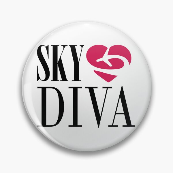 Item preview, Sky Diva - Female Aviator - Pilot Girl - Flight Attendant - Air Hostess designed and sold by Ikaroots.