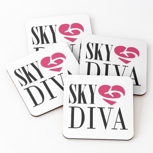 Item preview, Sky Diva - Female Aviator - Pilot Girl - Flight Attendant - Air Hostess designed and sold by Ikaroots.