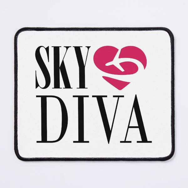 Item preview, Sky Diva - Female Aviator - Pilot Girl - Flight Attendant - Air Hostess designed and sold by Ikaroots.