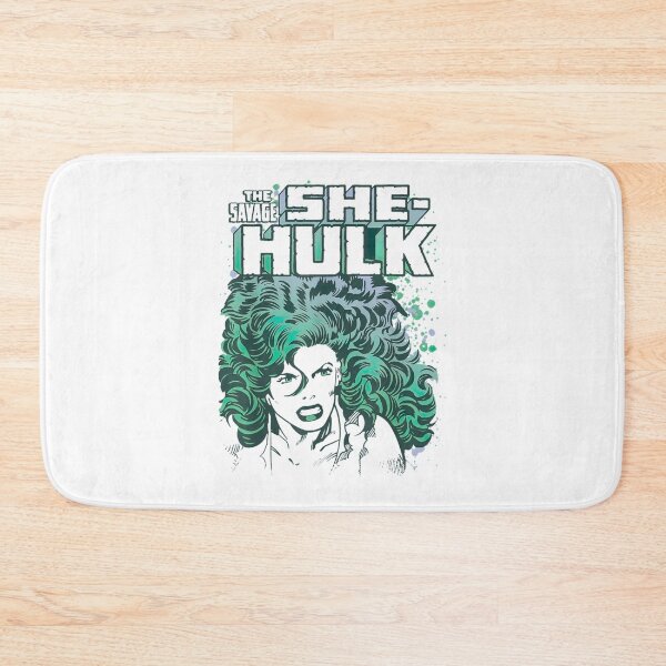 Artikelvorschau, Das wilde She-Hulk bunte Retro-Porträt-Weiß entworfen und verkauft von gaphoplai258.