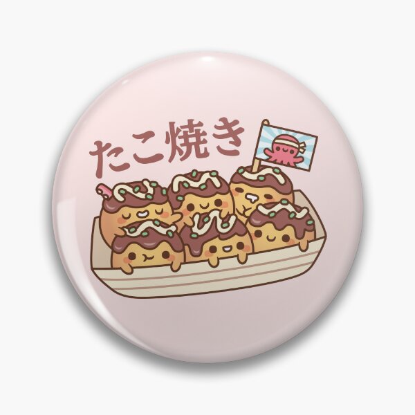 Item preview, Cute Takoyaki Octopus Balls Japanese Street Food  designed and sold by rustydoodle.