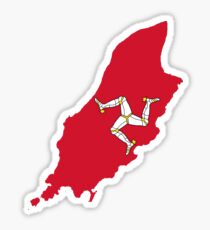 Isle of Man Flag Sticker