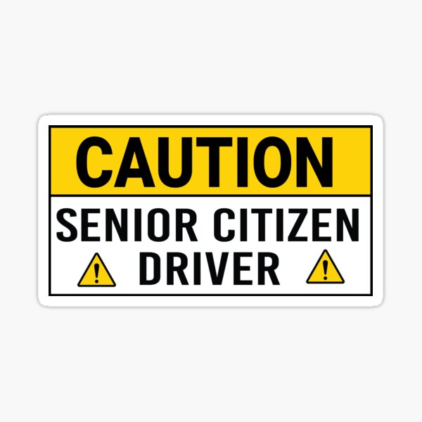 Blessed Senior Citizen: Gifts for Elderly Men & Women Sticker for