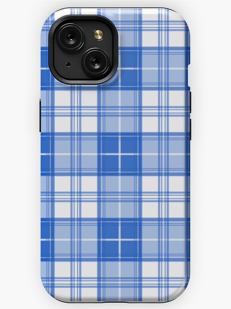 Thumbnail 1 von 4, iPhone-Hülle, Dunkelblau Weiß Schottenkaro-Muster yxm0uat9 designt und verkauft von pASob-dESIGN.