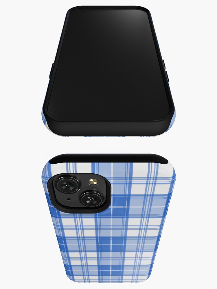 Thumbnail 3 von 4, iPhone-Hülle, Dunkelblau Weiß Schottenkaro-Muster yxm0uat9 designt und verkauft von pASob-dESIGN.