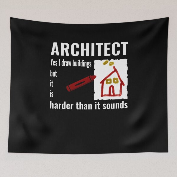Item preview, Architect funny architect gift for architects designed and sold by CottagePop.