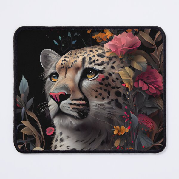Item preview, Leopard Among Flowers - Floral Lovers - Safari, Boho chic Animals designed and sold by Dreamsinpastel.