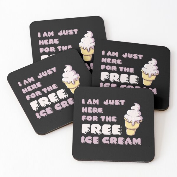 Item preview, I Am Just Here For The Free Ice Cream  designed and sold by Tia555.
