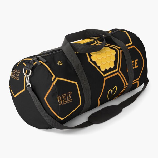 Item preview, Honeycomb Pattern in Black and Yellow Cute Bee House designed and sold by SoccaTamam.