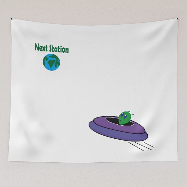 Item preview, Aliens visit Earth funny art 2023 designed and sold by Ahmed-Fezo.