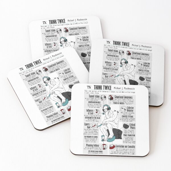 Item preview, Visual Book Think Twice (Michael Mauboussin) designed and sold by TKsuited.
