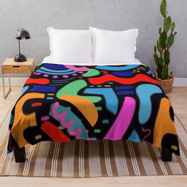 Item preview, Artistic Soul Psychedelic Graphic Design 2, Abstraction, bold colorful abstract playful design inspired by nature designed and sold by Adri Barnard.
