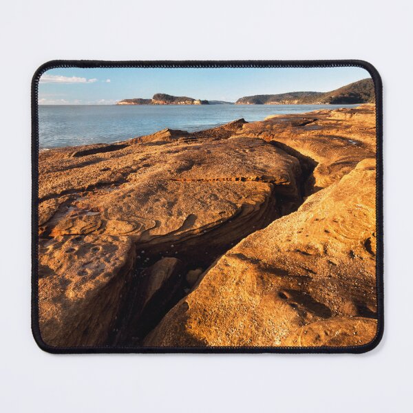 Item preview, Golden Light on the rocks at Umina Beach on the NSW Central Coast designed and sold by Geoff Wols.